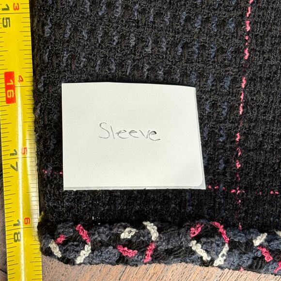 Chanel Cruise Collection 07 Tweed Jacket 42 EU 10 US Black Navy Pink White - Picture 14 of 14